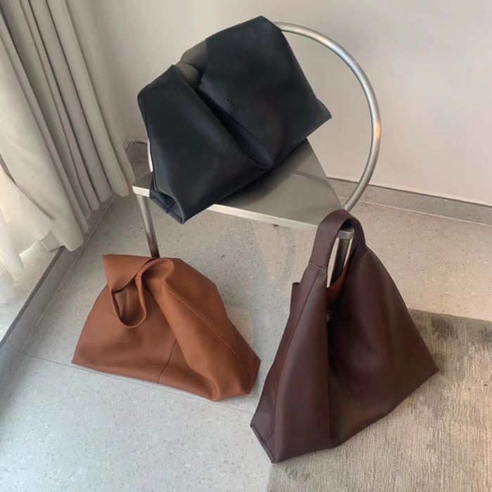 Large Slouchy High Quality Synthetic Leather Hobo Bag