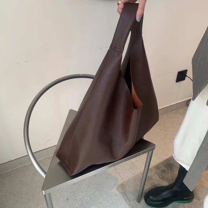 Large Slouchy High Quality Synthetic Leather Hobo Bag