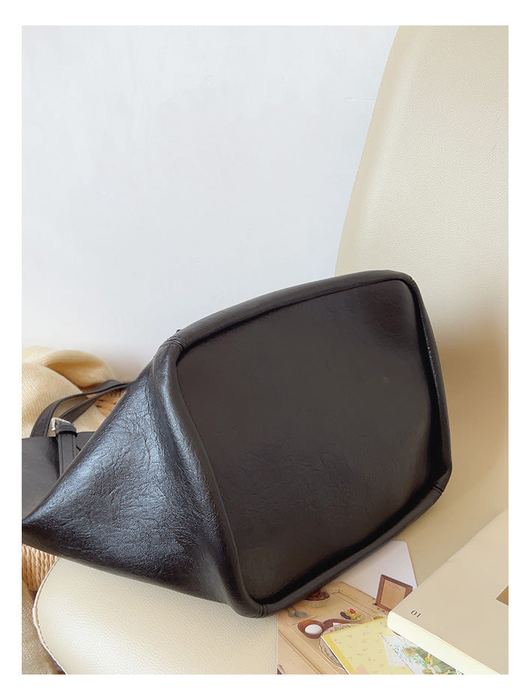 Tall Minimalist High Quality Synthetic Leather Tote