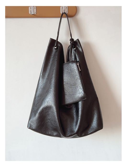 Short-Handle High Quality Synthetic Leather Tote